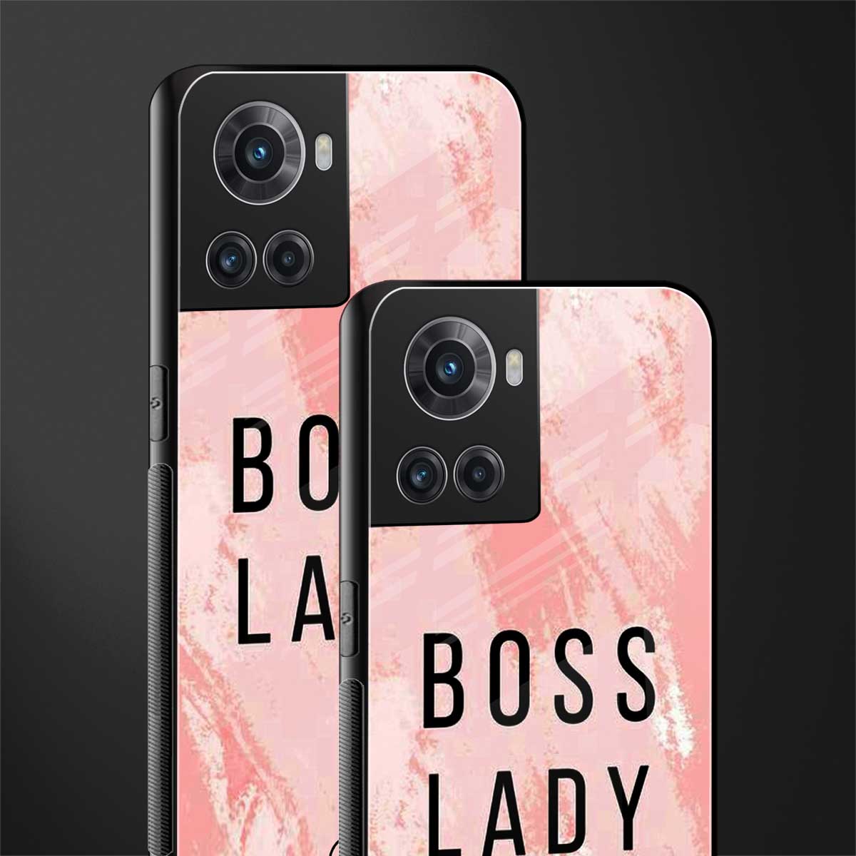 boss lady back phone cover | glass case for oneplus 10r 5g