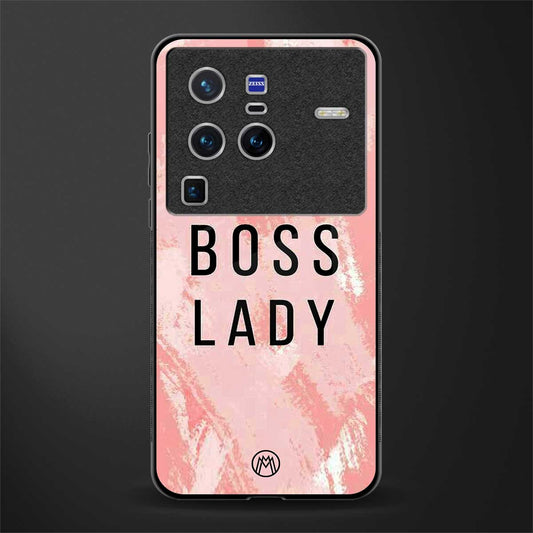 boss lady glass case for vivo x80 pro 5g image