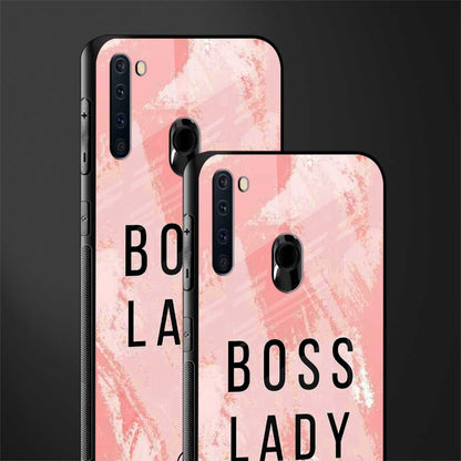 boss lady glass case for samsung a21 image-2