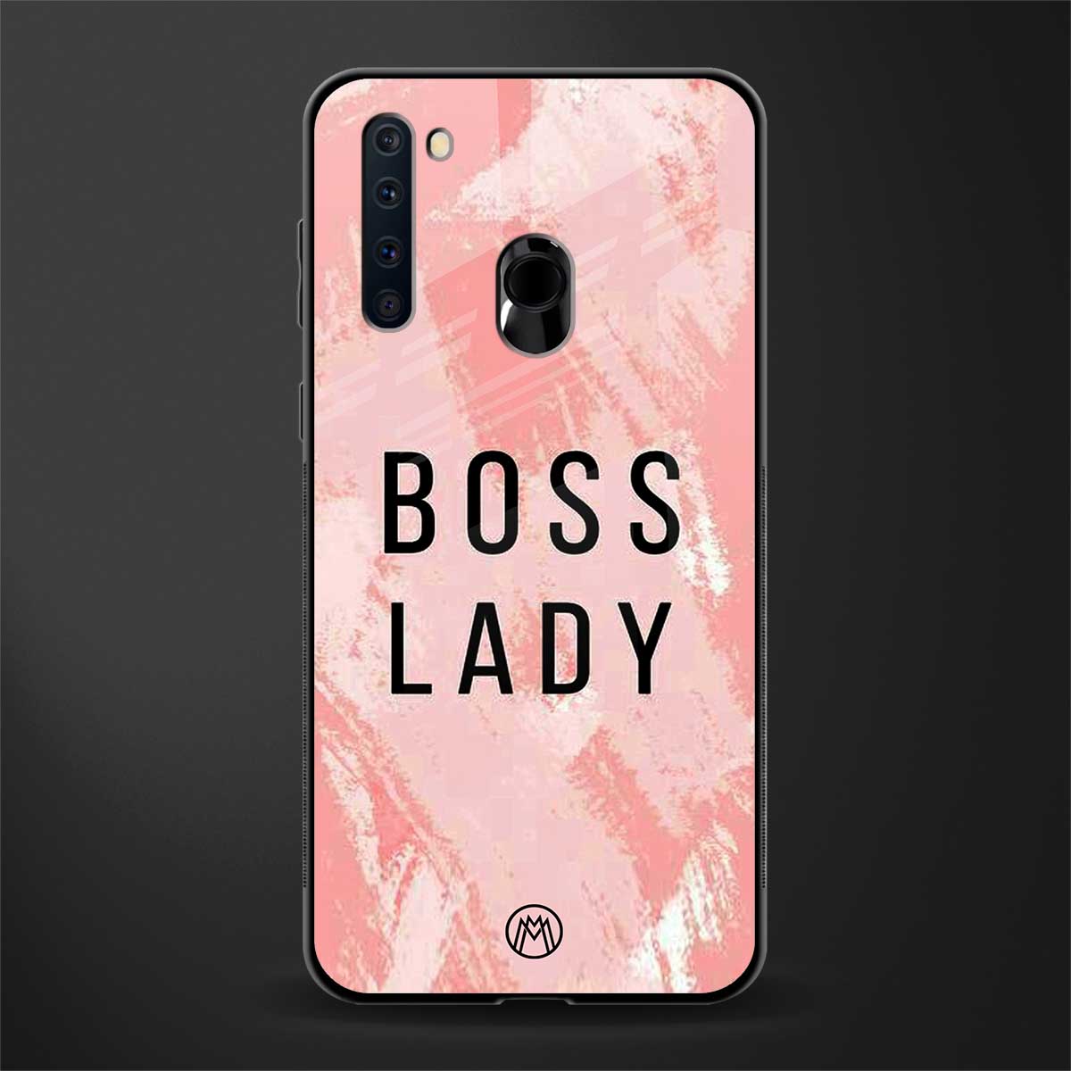 boss lady glass case for samsung a21 image