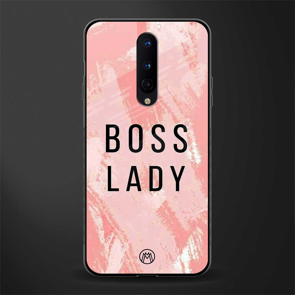 boss lady glass case for oneplus 8 image