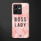 boss lady back phone cover | glass case for vivo y22