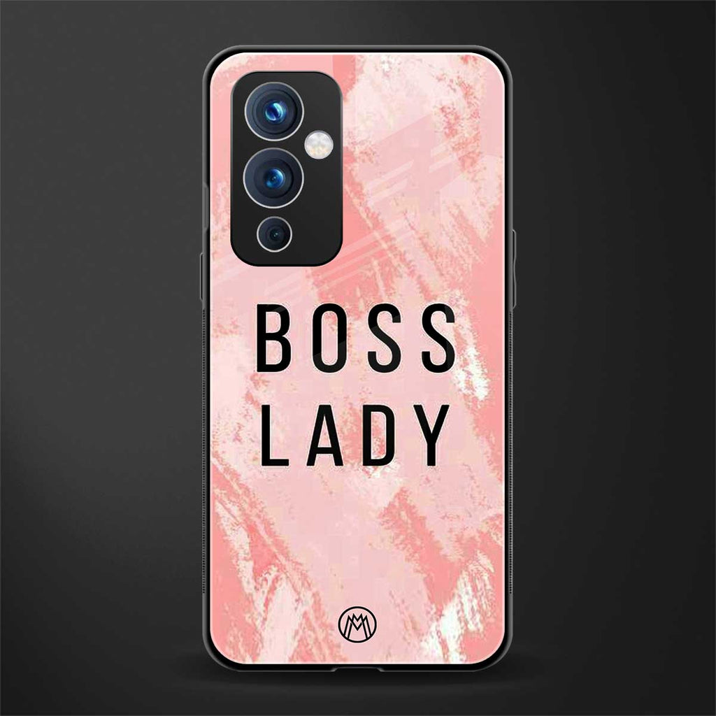 boss lady back phone cover | glass case for oneplus 9