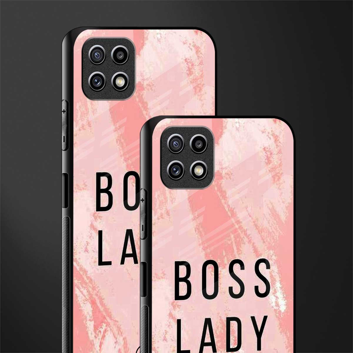 boss lady back phone cover | glass case for samsung galaxy f42