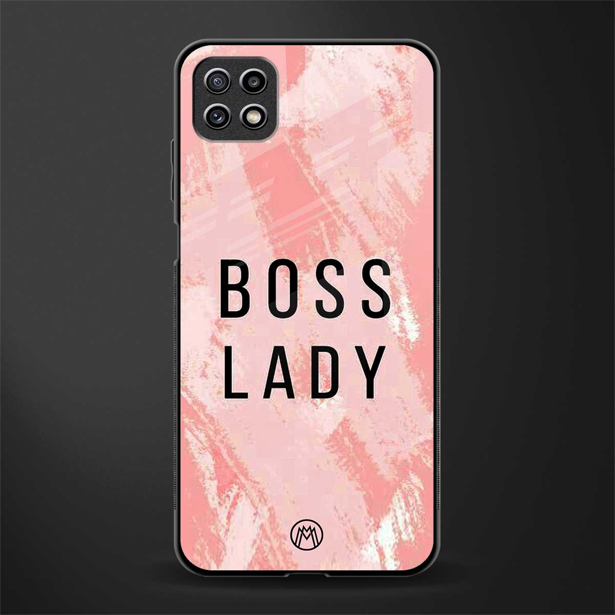 boss lady back phone cover | glass case for samsung galaxy f42