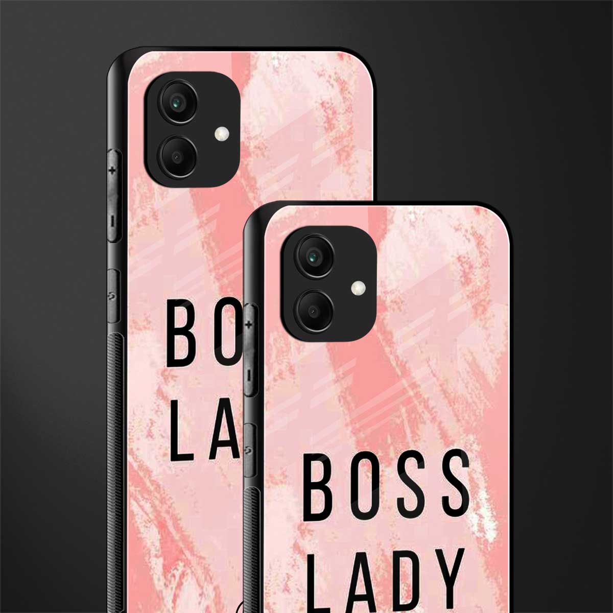 boss lady back phone cover | glass case for samsung galaxy a04