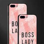 boss lady glass case for iphone 8 plus image-2