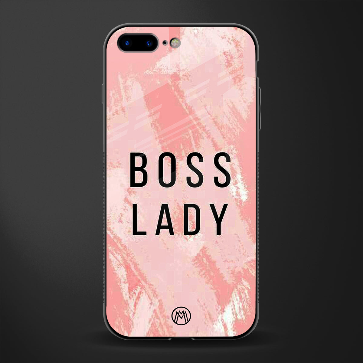 boss lady glass case for iphone 8 plus image