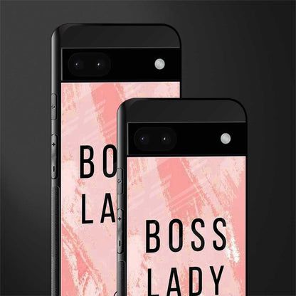 boss lady back phone cover | glass case for google pixel 6a