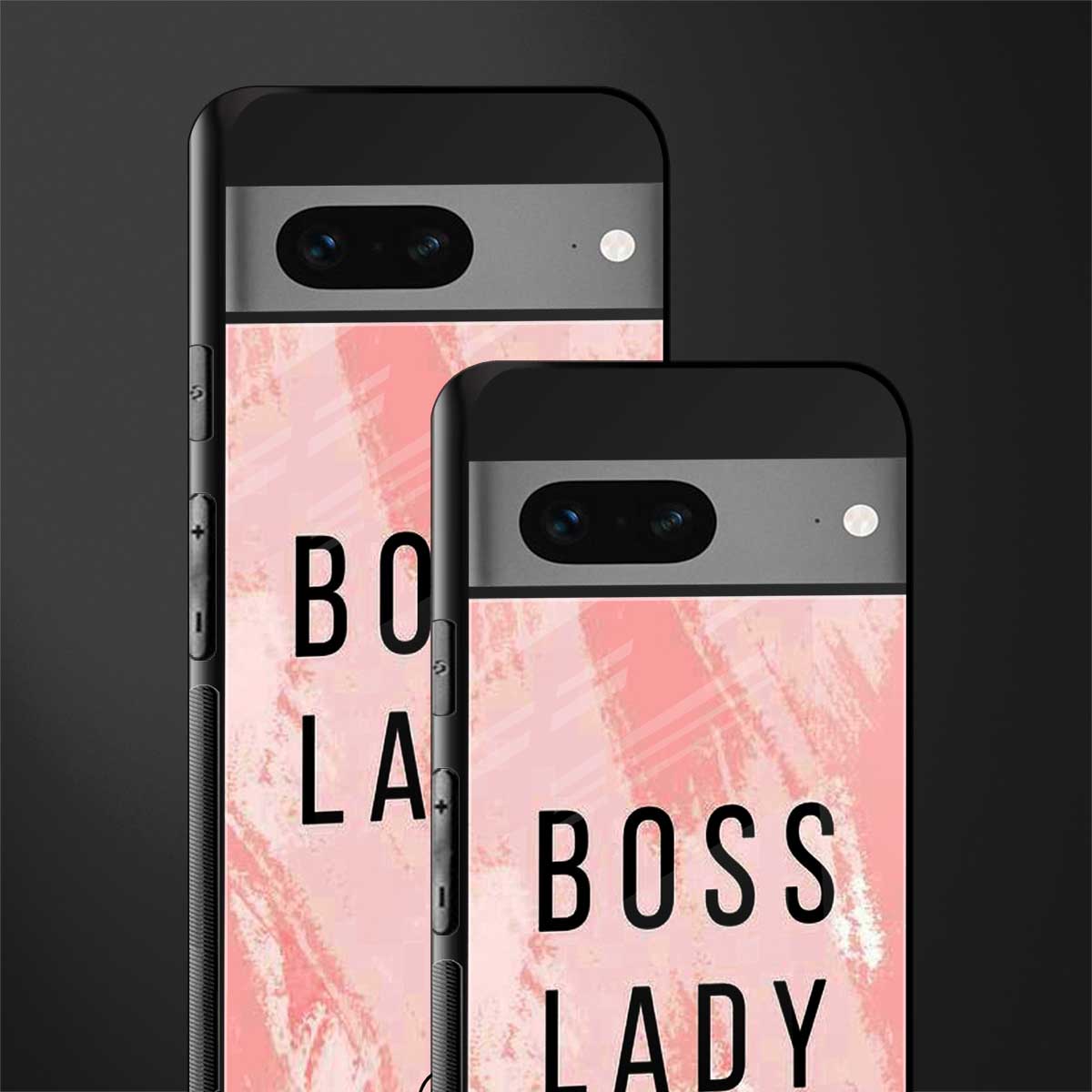 boss lady back phone cover | glass case for google pixel 7