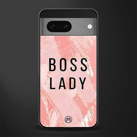 boss lady back phone cover | glass case for google pixel 7