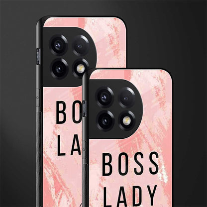 boss lady back phone cover | glass case for oneplus 11r