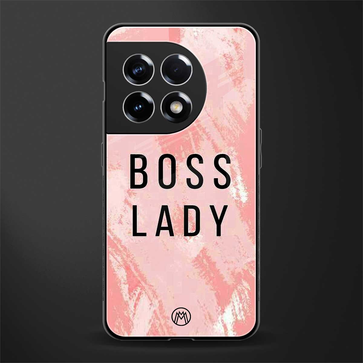 boss lady back phone cover | glass case for oneplus 11r