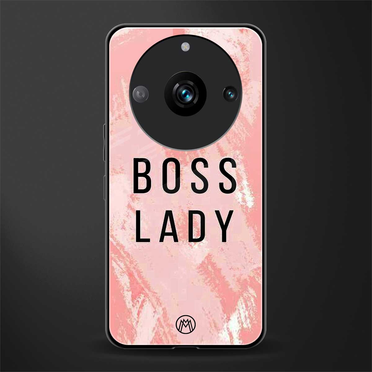 boss lady back phone cover | glass case for realme 11 pro 5g
