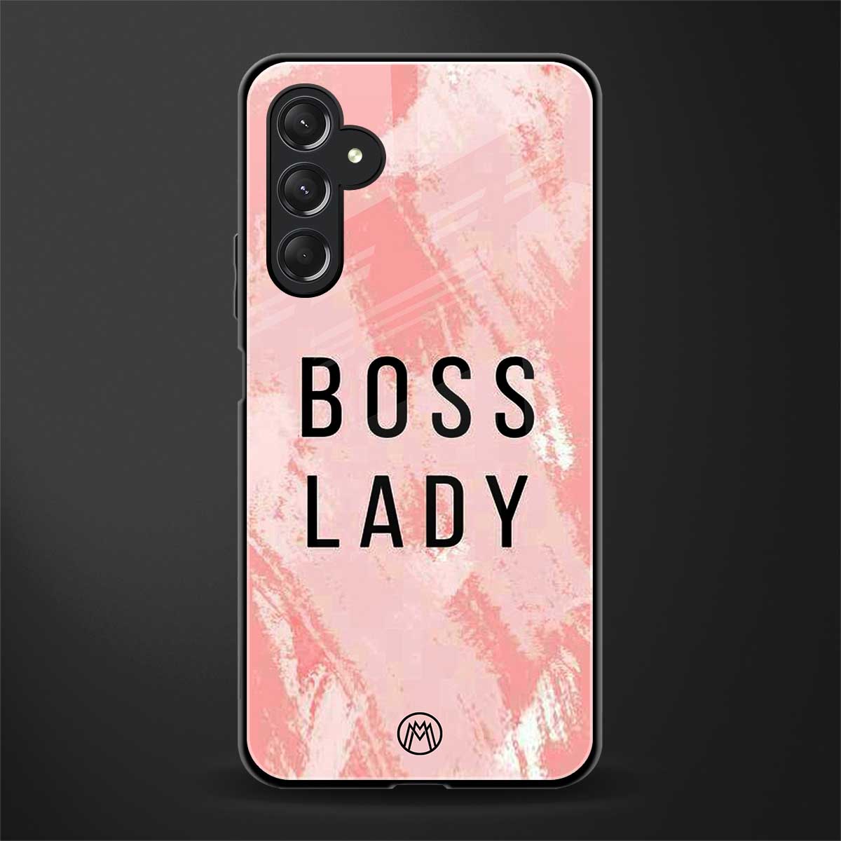 boss lady back phone cover | glass case for samsun galaxy a24 4g