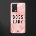boss lady back phone cover | glass case for oppo a74 4g