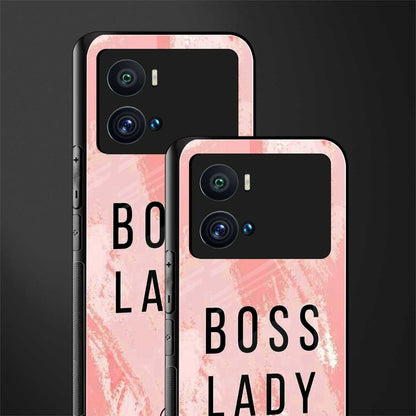 boss lady back phone cover | glass case for iQOO 9 Pro