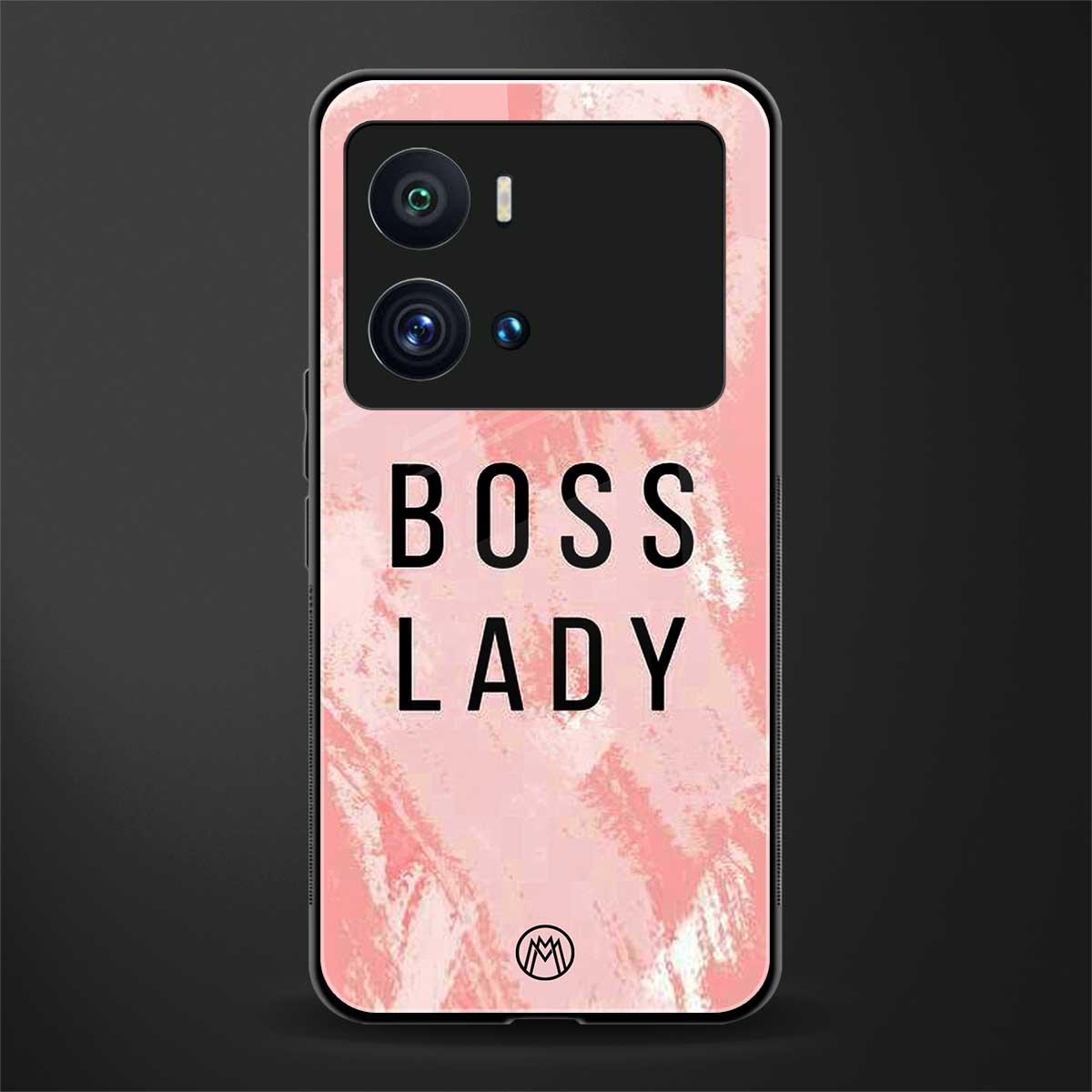 boss lady back phone cover | glass case for iQOO 9 Pro