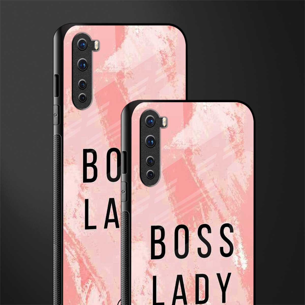 boss lady glass case for oneplus nord ac2001 image-2