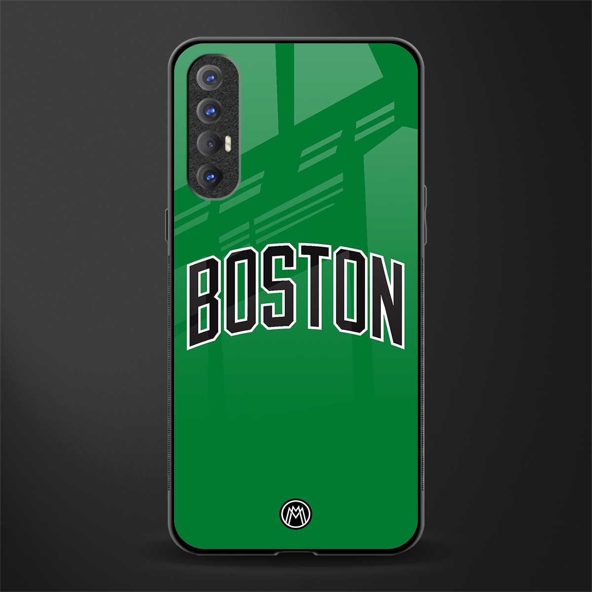 boston club glass case for oppo reno 3 pro image