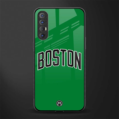 boston club glass case for oppo reno 3 pro image