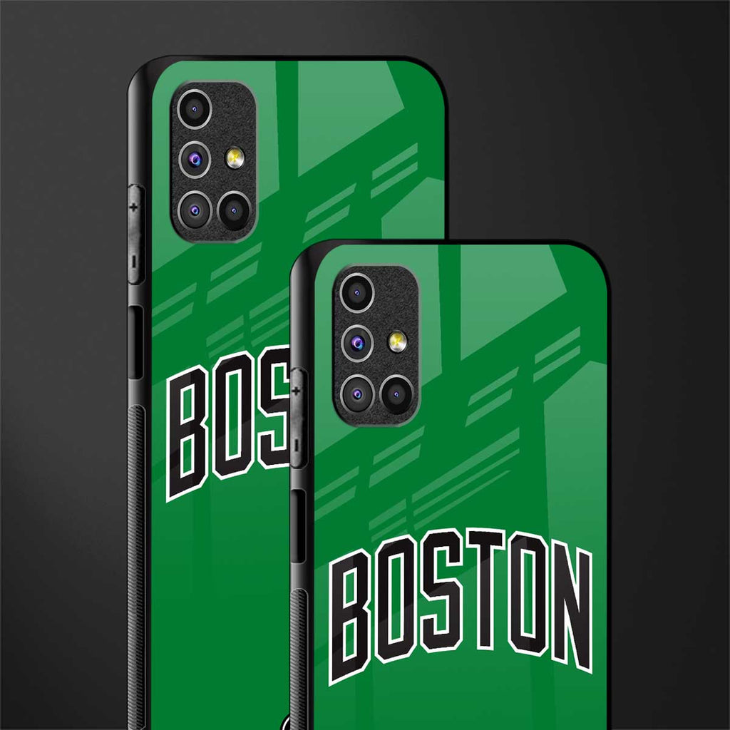 boston club glass case for samsung galaxy m31s image-2