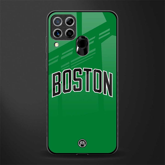 boston club glass case for realme c15 image