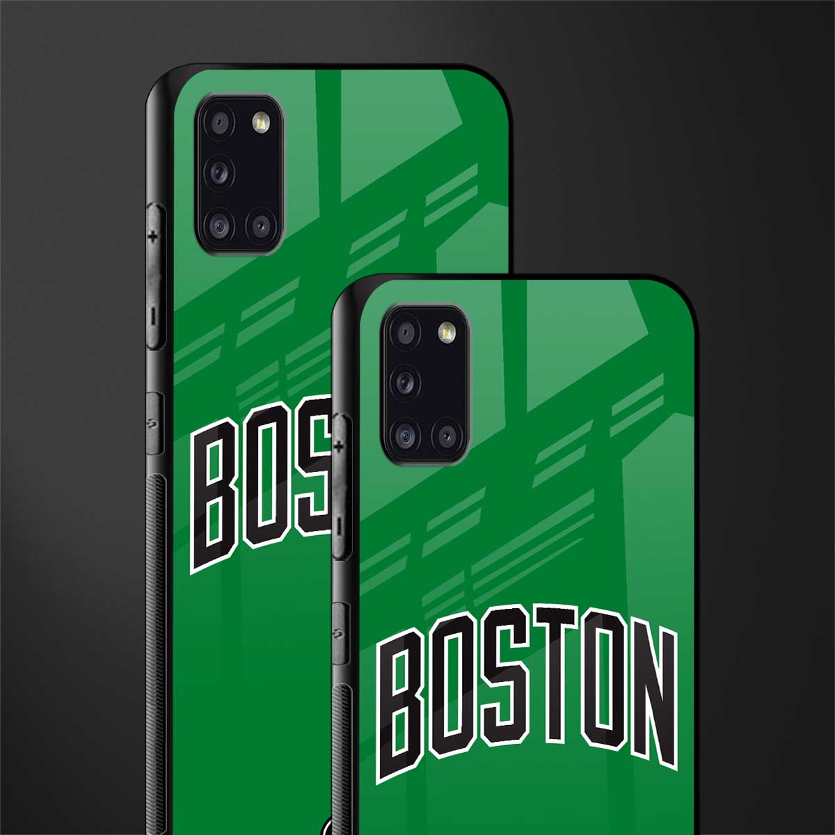 boston club glass case for samsung galaxy a31 image-2