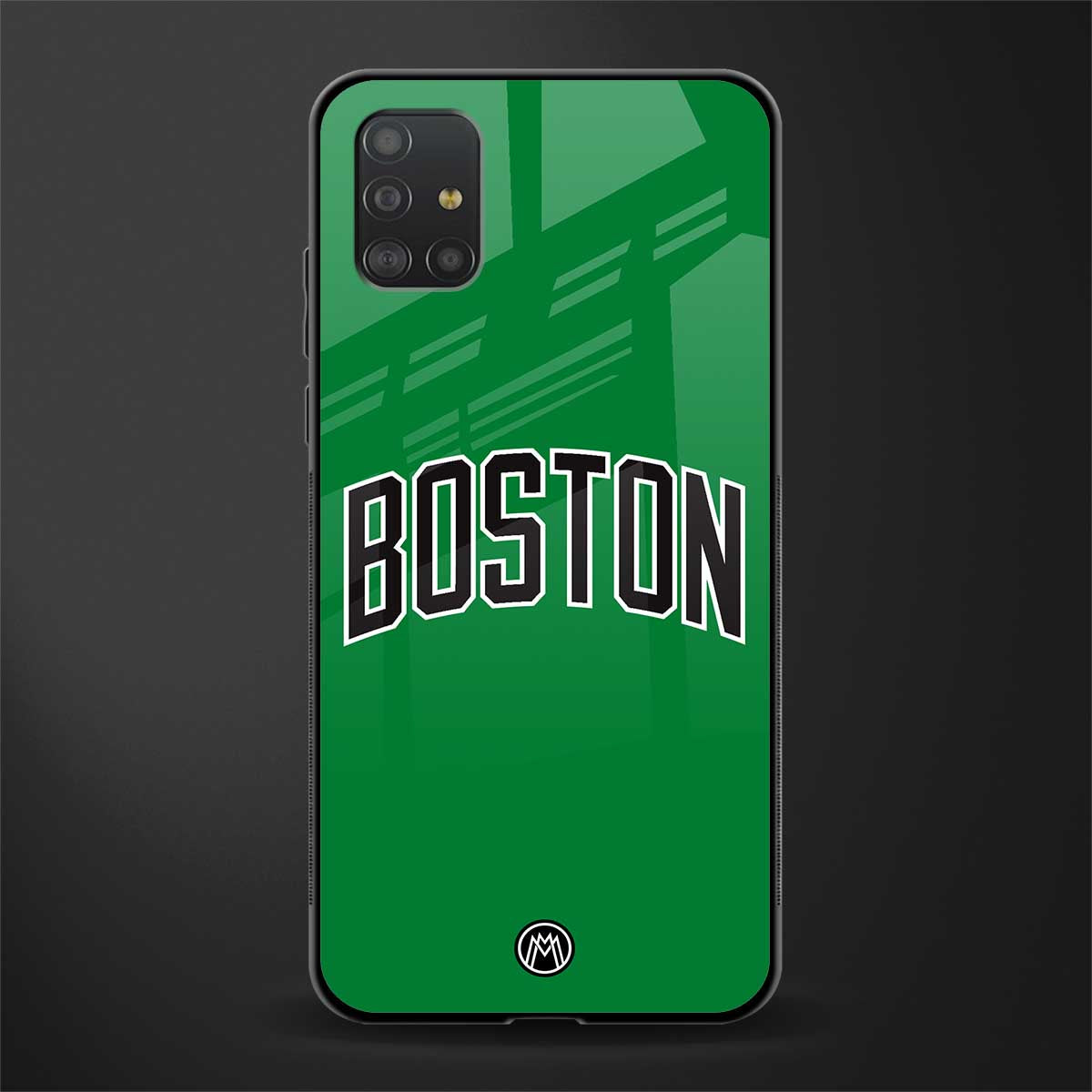 boston club glass case for samsung galaxy a51 image