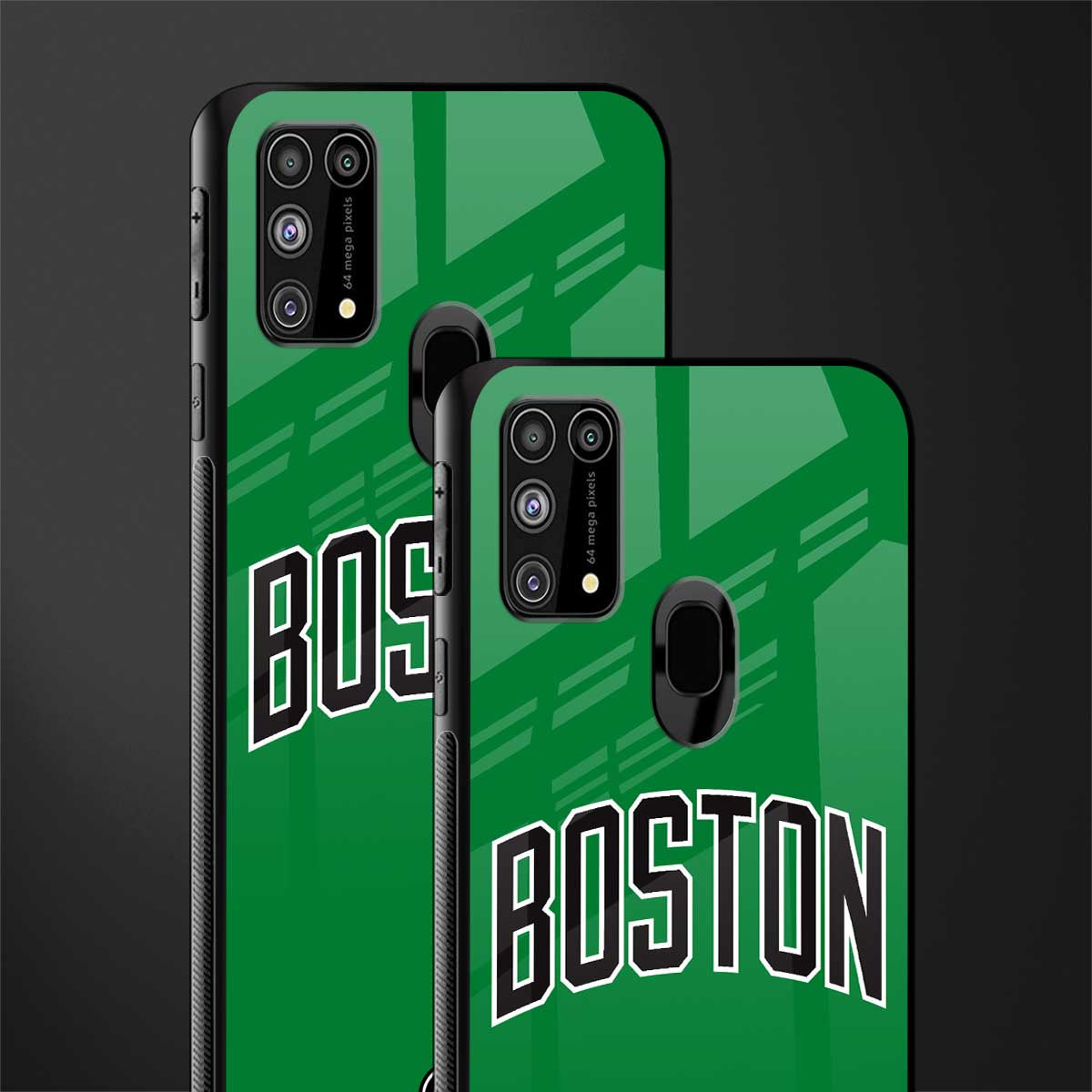 boston club glass case for samsung galaxy m31 image-2