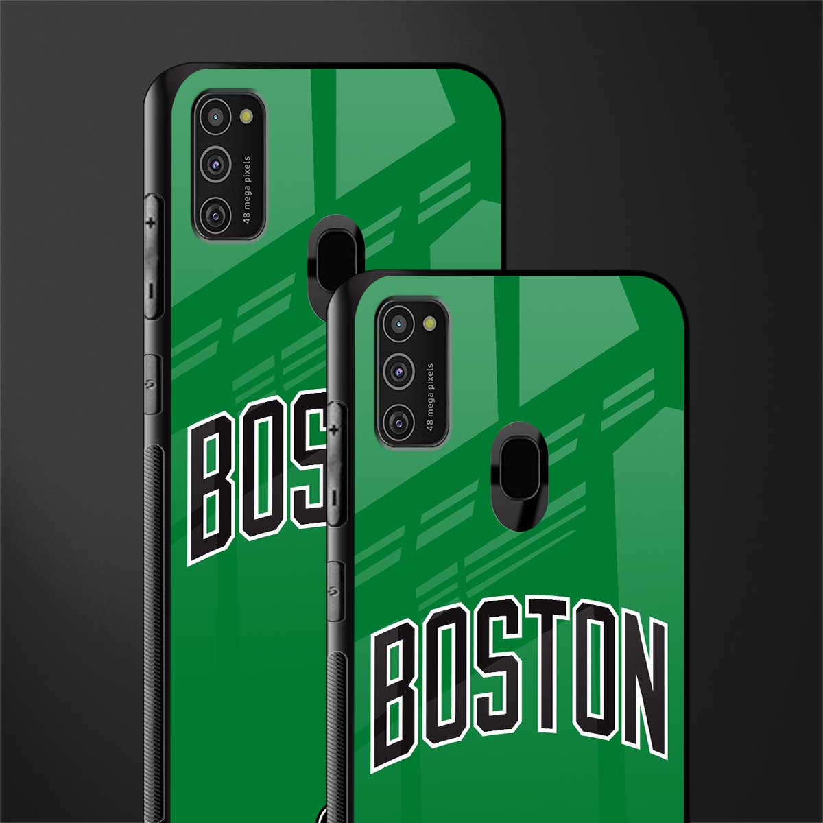 boston club glass case for samsung galaxy m21 image-2