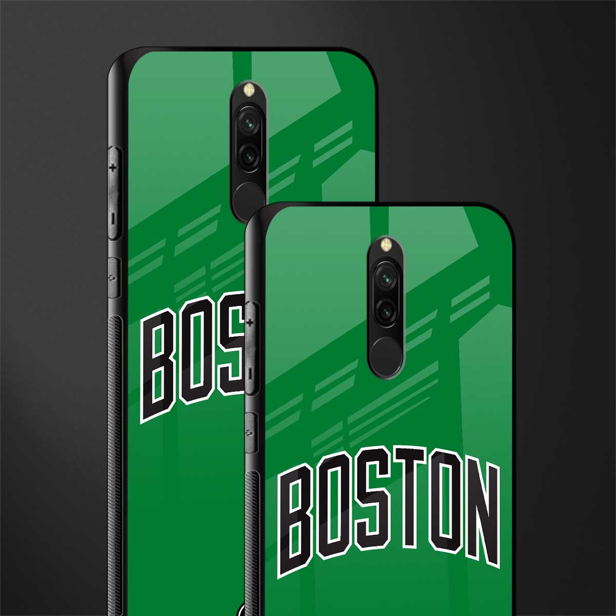 boston club glass case for redmi 8 image-2