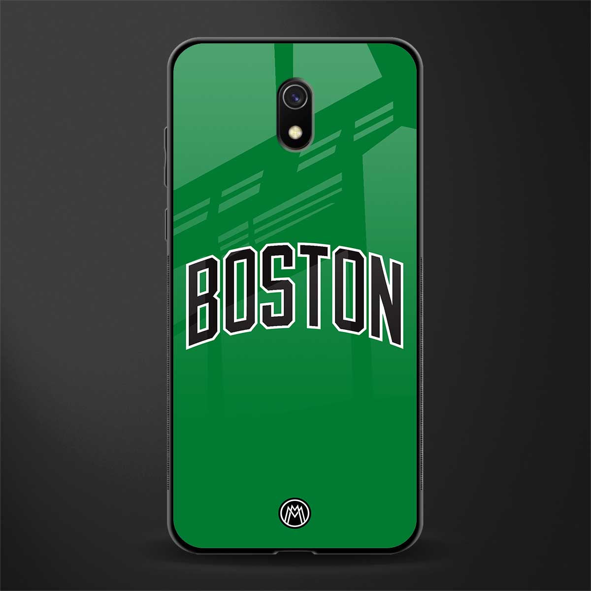 boston club glass case for redmi 8a image