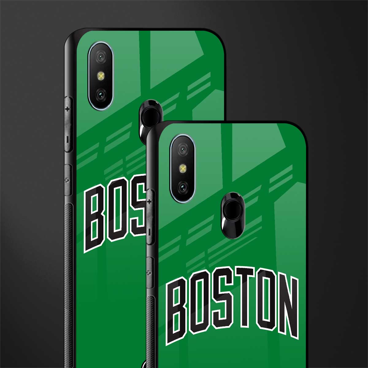 boston club glass case for redmi 6 pro image-2
