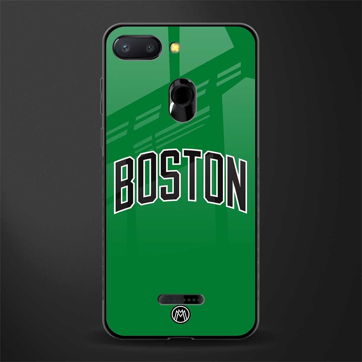 boston club glass case for redmi 6 image