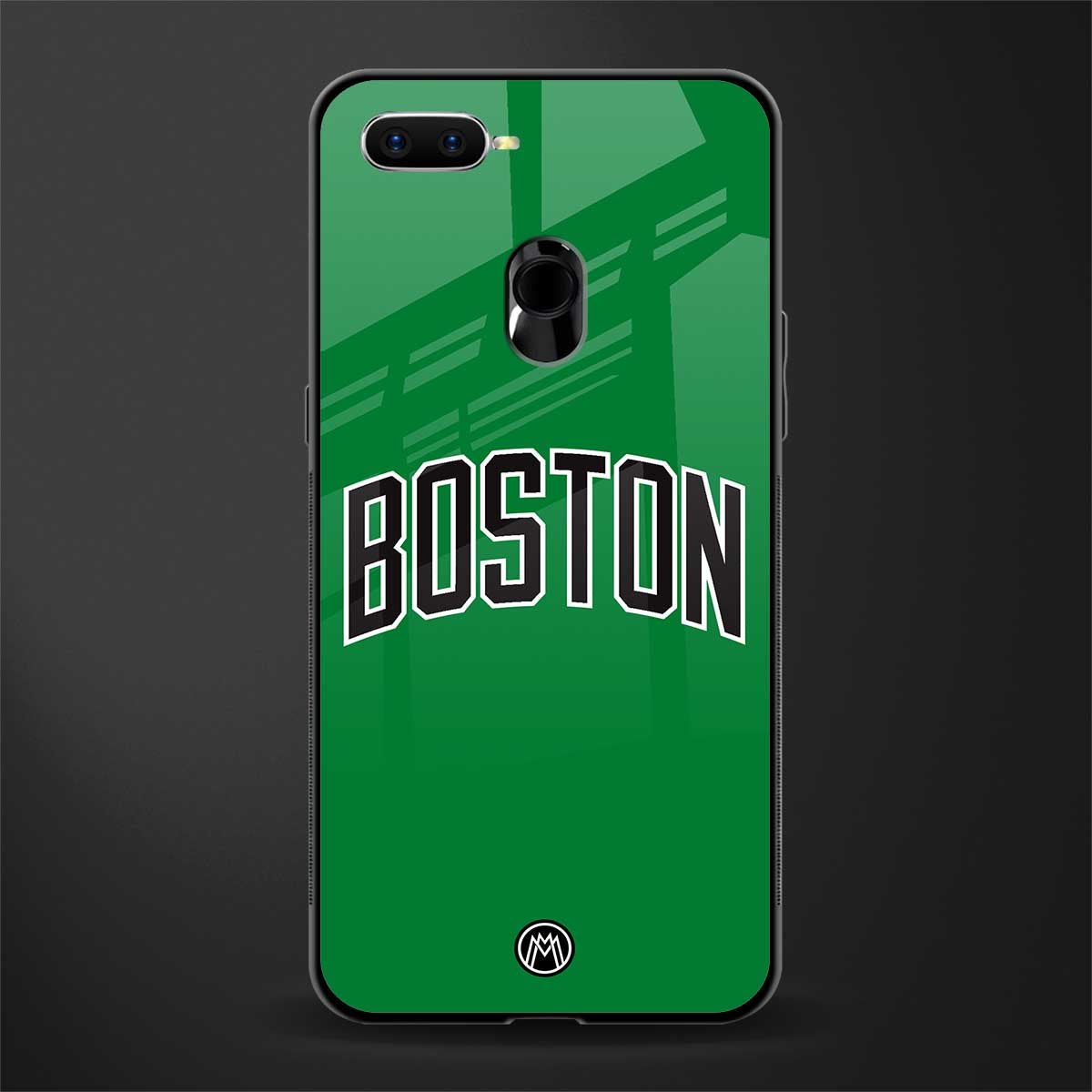 boston club glass case for oppo a7 image