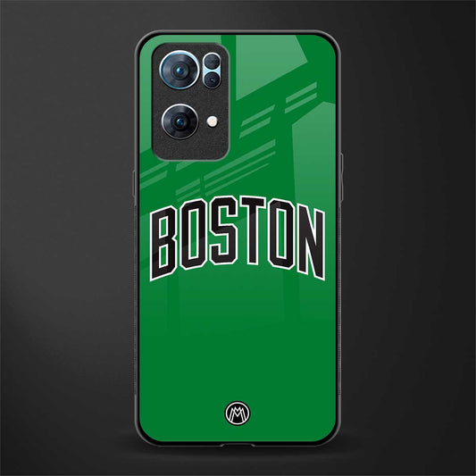 boston club glass case for oppo reno7 pro 5g image