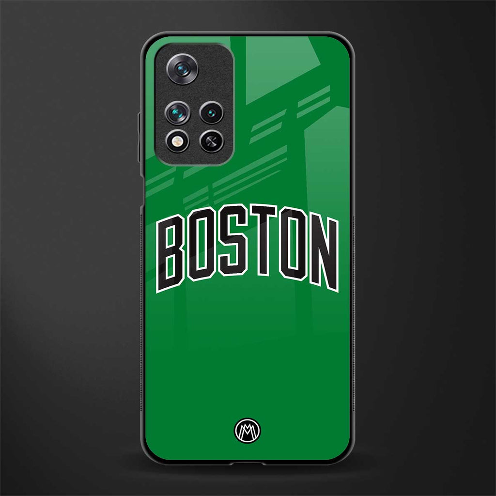 boston club glass case for xiaomi 11i 5g image