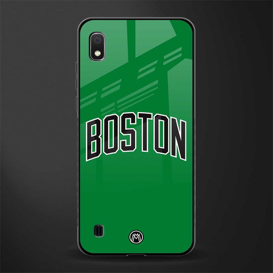 boston club glass case for samsung galaxy a10 image