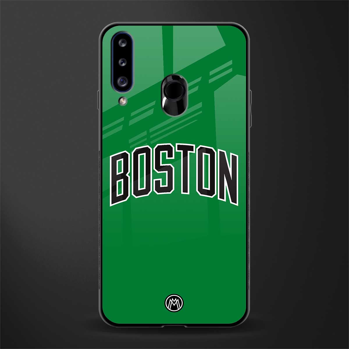 boston club glass case for samsung galaxy a20s image