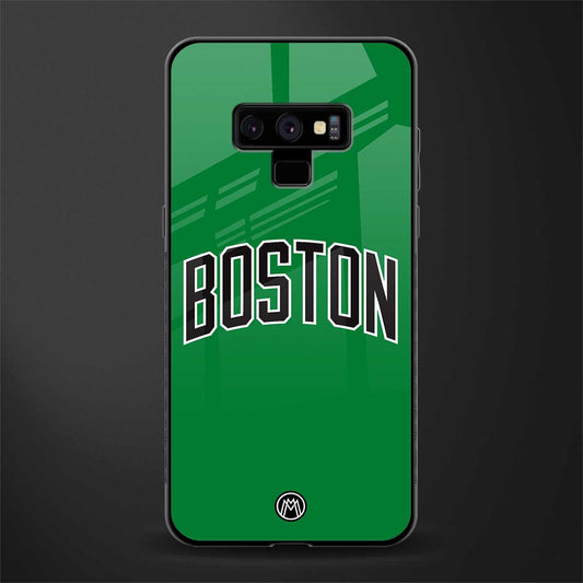 boston club glass case for samsung galaxy note 9 image