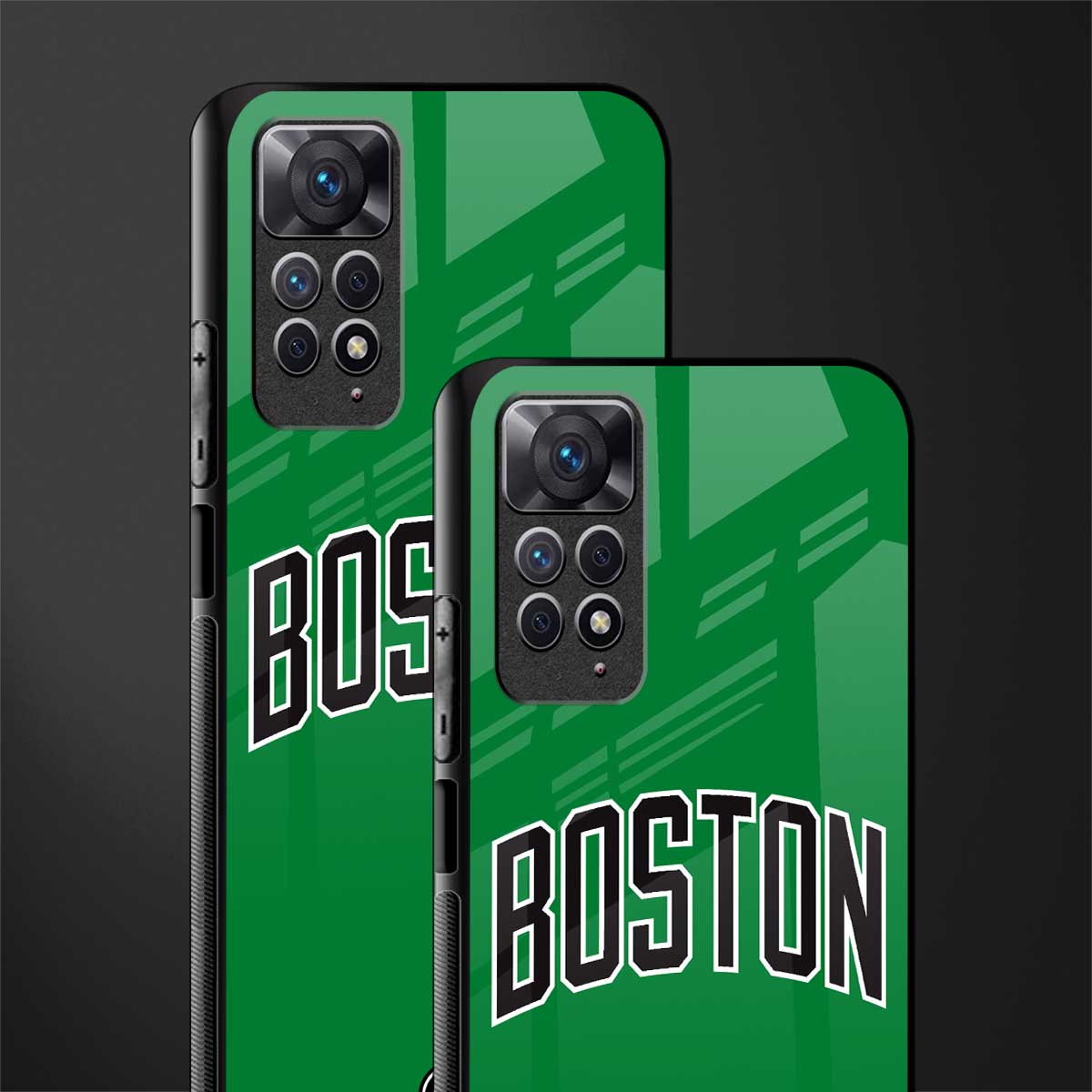 boston club glass case for redmi note 11s image-2
