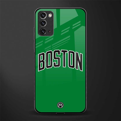 boston club glass case for samsung galaxy note 20 image