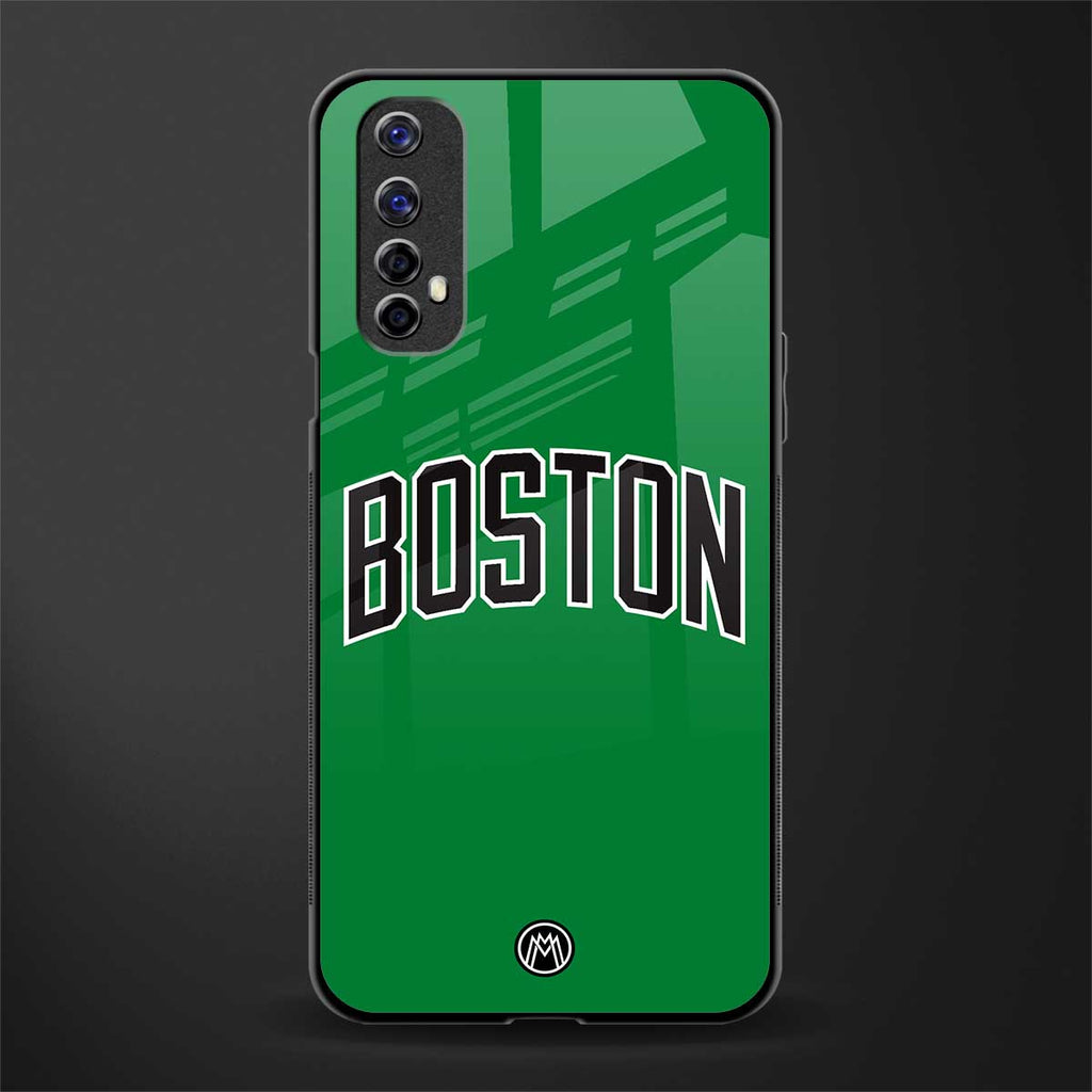 boston club glass case for realme narzo 20 pro image