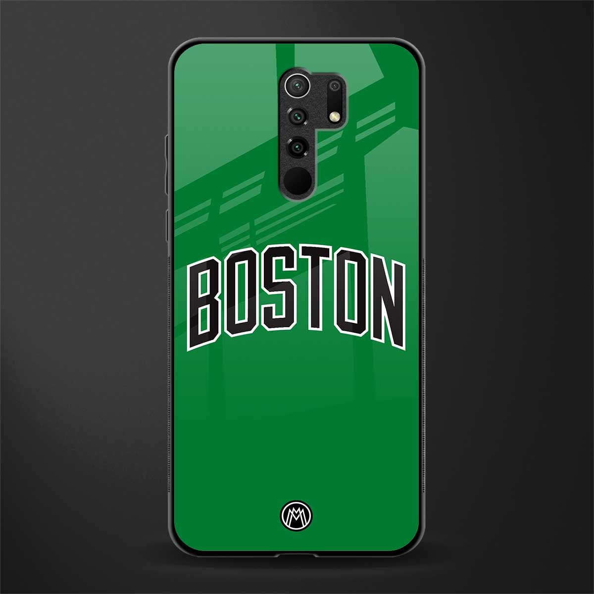 boston club glass case for poco m2 image