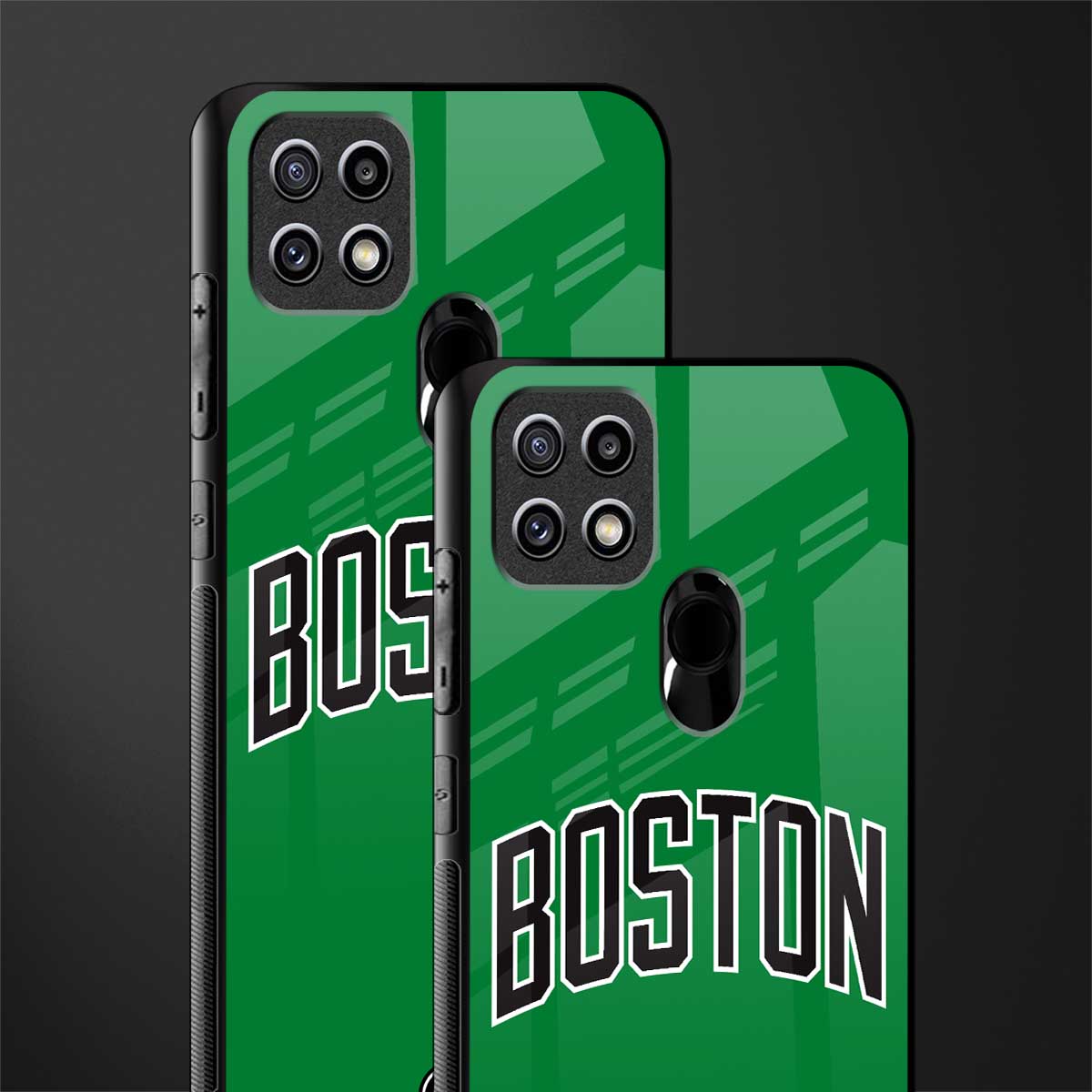 boston club glass case for oppo a15s image-2