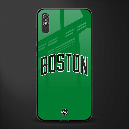 boston club glass case for redmi 9i image