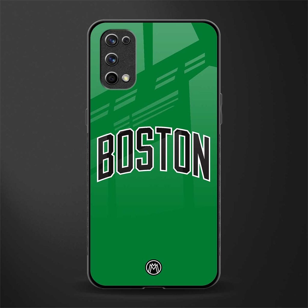 boston club glass case for realme 7 pro image