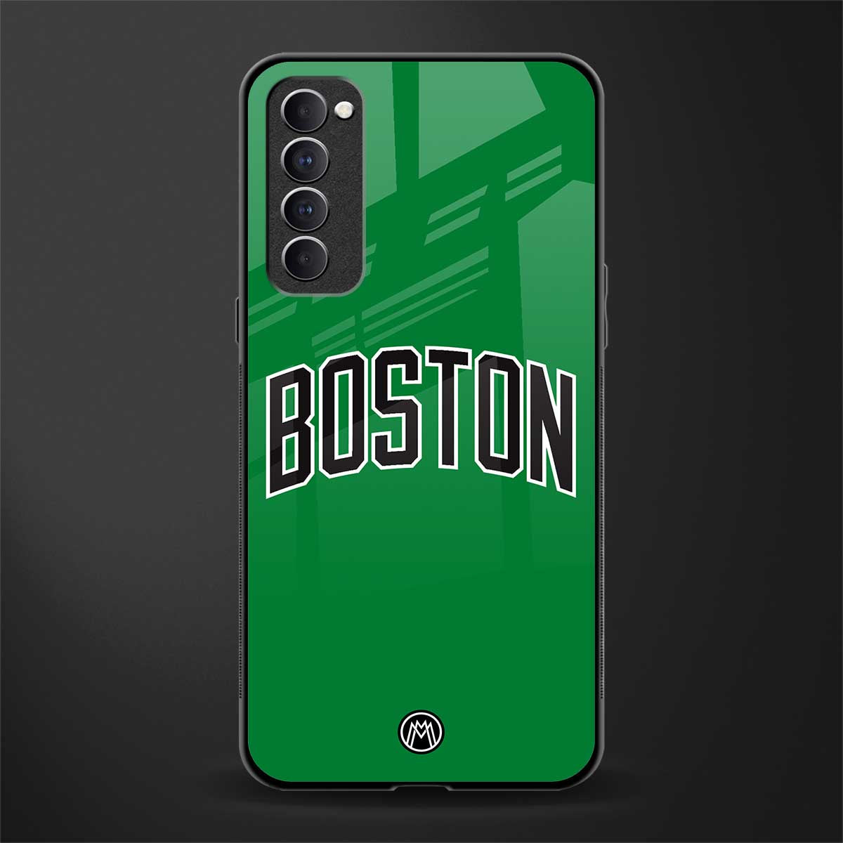 boston club glass case for oppo reno 4 pro image