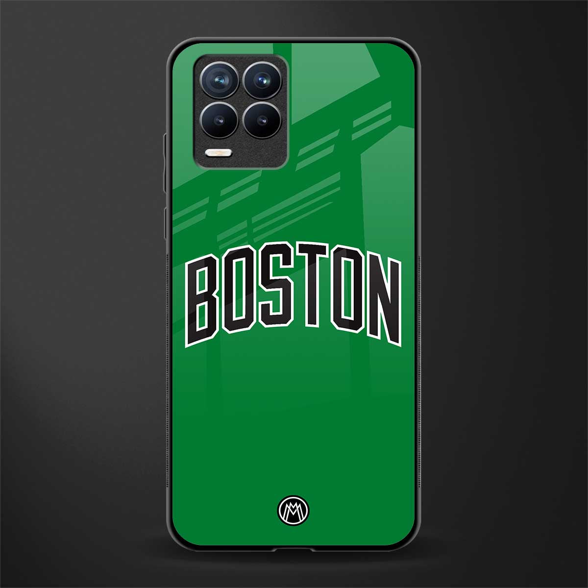 boston club glass case for realme 8 pro image